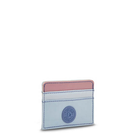 Kipling Cardy Card Holder Táska Világos Kék Rózsaszín | HU 2054BE